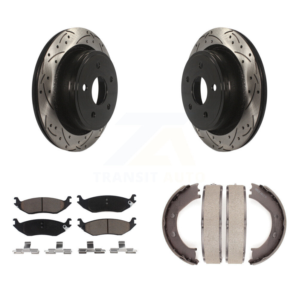 Transit Auto KDC-101466 Disc Brake Kit for 2002-2004 Dodge Ram 1500 - Rear product image