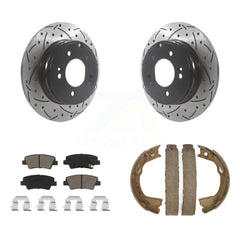 Transit Auto KDC-101468 Disc Brake Kit for 2010-2017 Hyundai Azera, Kia Optima, Hyundai Sonata - Rear product image