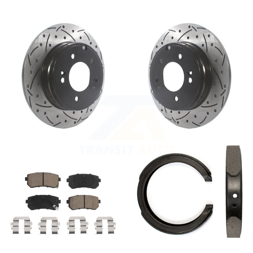 Transit Auto KDC-101470 Disc Brake Kit for 2016-2020 Kia Optima - Rear product image