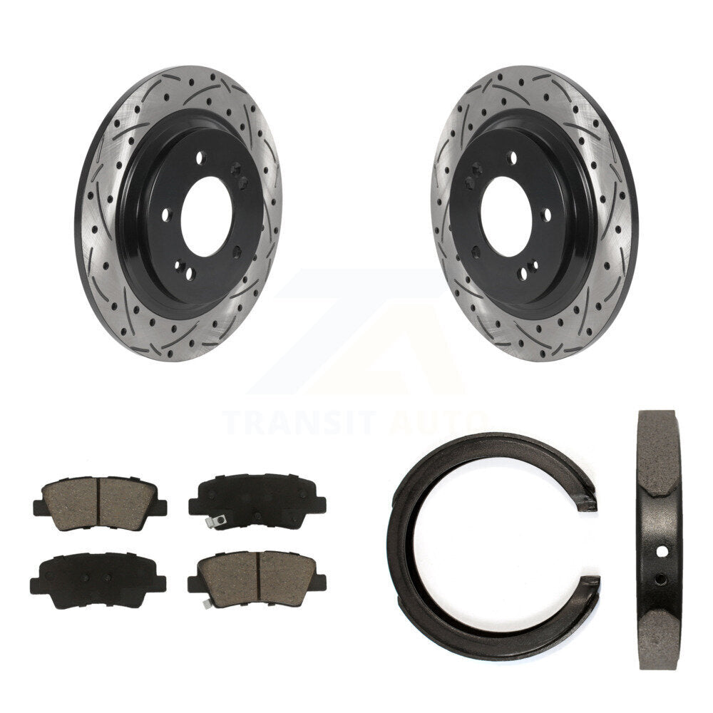 Transit Auto KDC-101472 Disc Brake Kit for 2016 Kia Optima - Rear product image