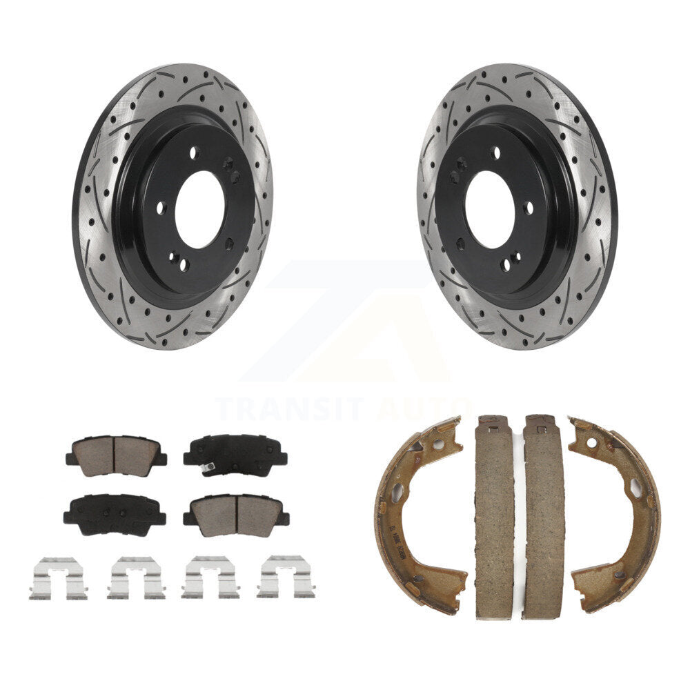 Transit Auto KDC-101473 Disc Brake Kit for 2013-2016 Kia Optima - Rear product image