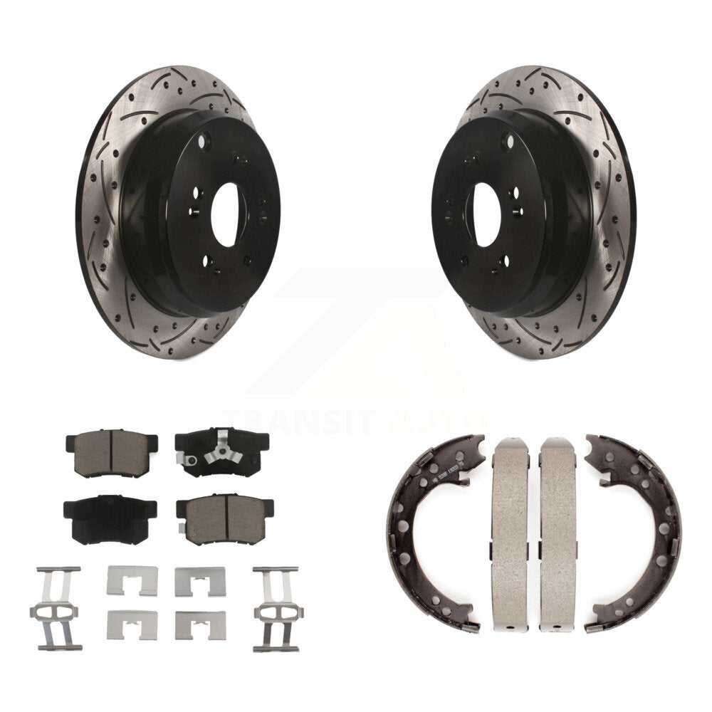 Transit Auto KDC-101475 Disc Brake Kit for 2007-2018 Acura RDX, Honda CR-V - Rear product image