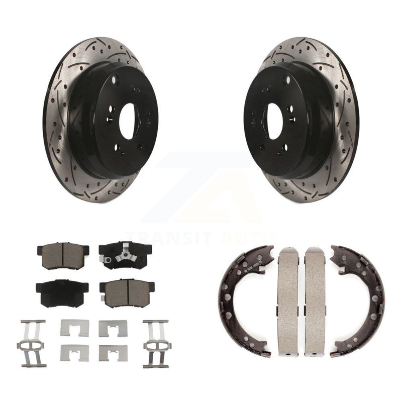 Transit Auto KDC-101475 Disc Brake Kit for 2007-2018 Acura RDX, Honda CR-V - Rear product image