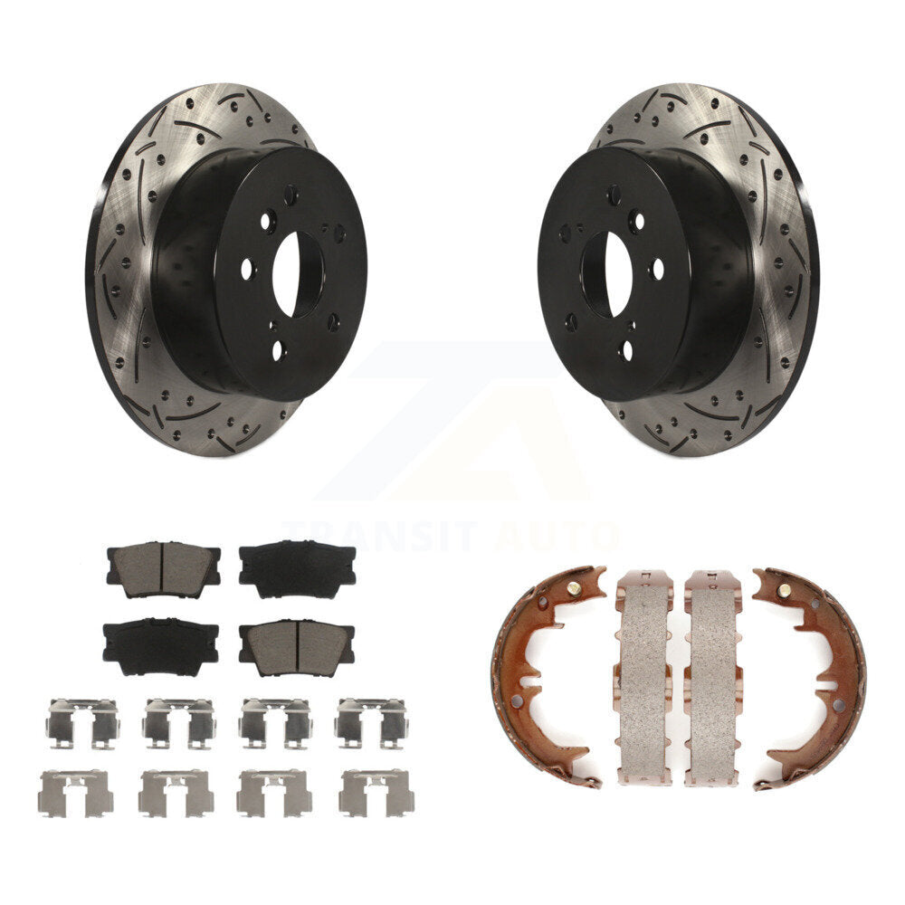 Transit Auto KDC-101477 Disc Brake Kit for 2007-2012 Toyota Avalon, Lexus ES350, Toyota Camry - Rear product image
