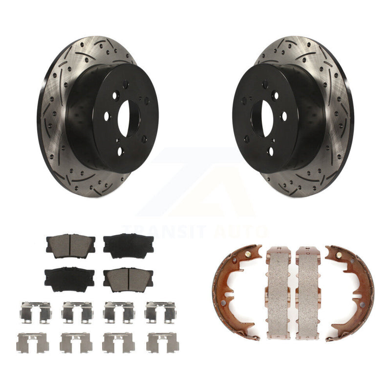 Transit Auto KDC-101477 Disc Brake Kit for 2007-2012 Toyota Avalon, Lexus ES350, Toyota Camry - Rear product image
