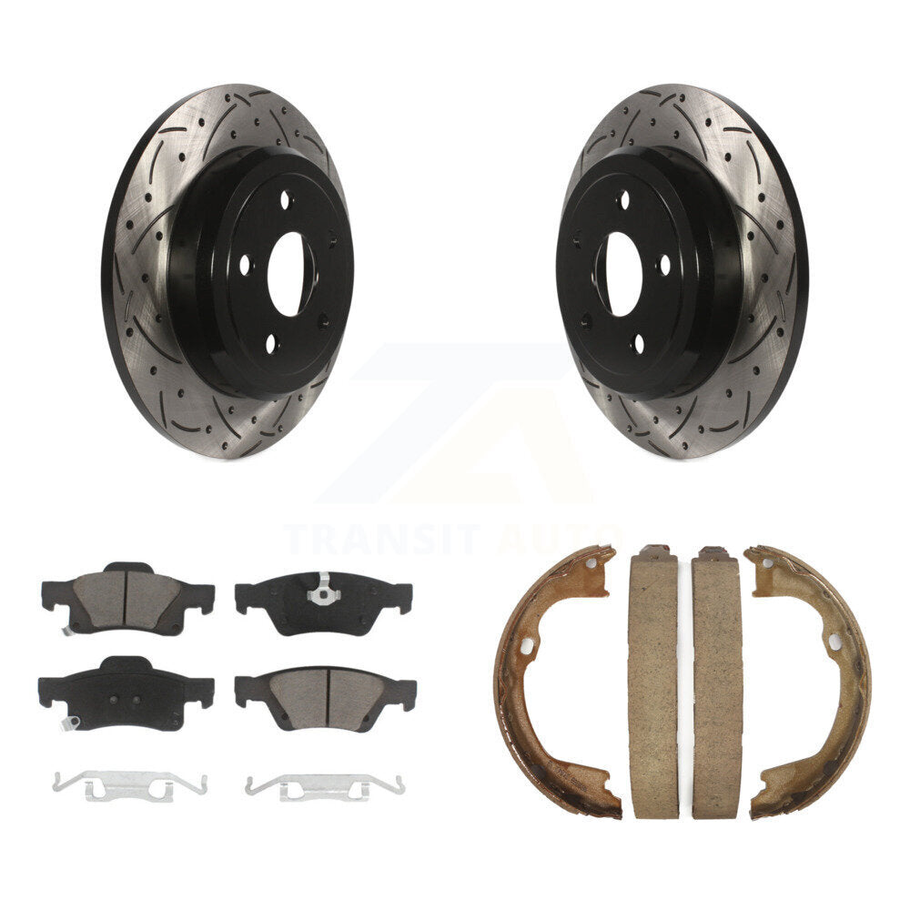 Transit Auto KDC-101479 Disc Brake Kit for 2011-2017 Dodge Durango, Jeep Grand Cherokee - Rear product image