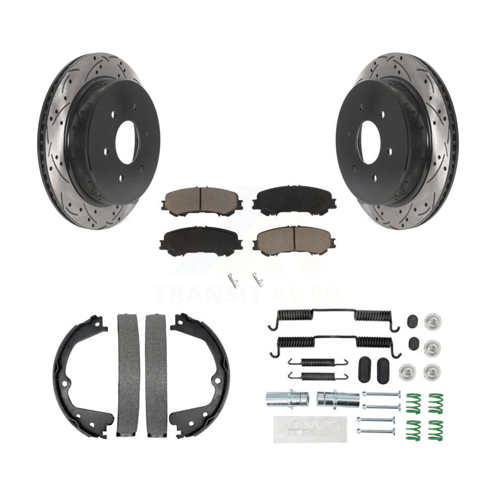 Transit Auto KDC-101485 Disc Brake Kit for 2017-2023 Nissan TITAN - Rear product image