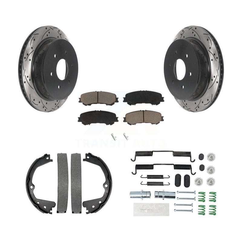 Transit Auto KDC-101485 Disc Brake Kit for 2017-2023 Nissan TITAN - Rear product image