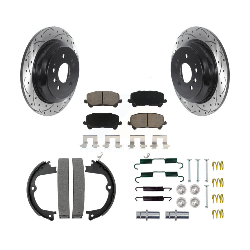 Transit Auto KDC-101488 Disc Brake Kit for 2016-2024 Honda Passport, Honda Ridgeline, Honda Pilot - Rear product image