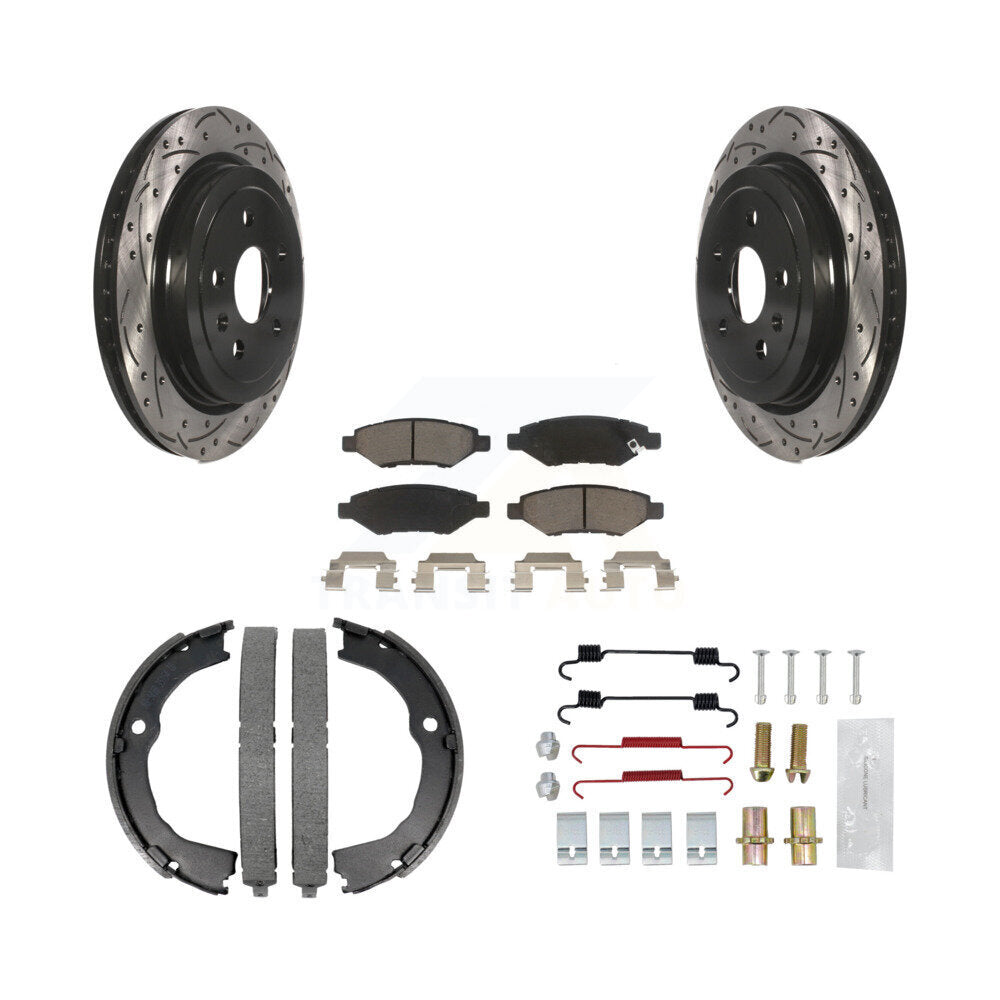 Transit Auto KDC-101489 Disc Brake Kit for 2008-2015 Cadillac CTS, Chevrolet Camaro - Rear product image
