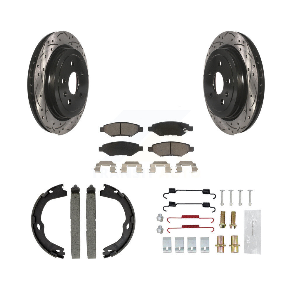 Transit Auto KDC-101491 Disc Brake Kit for 2014 Cadillac CTS - Rear product image