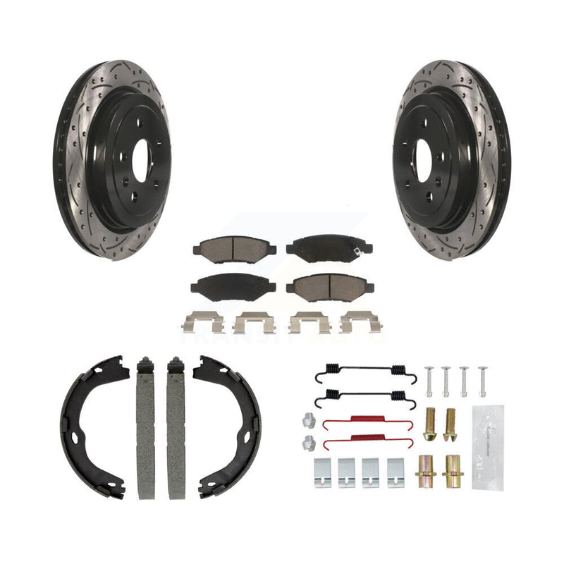 Transit Auto KDC-101491 Disc Brake Kit for 2014 Cadillac CTS - Rear product image