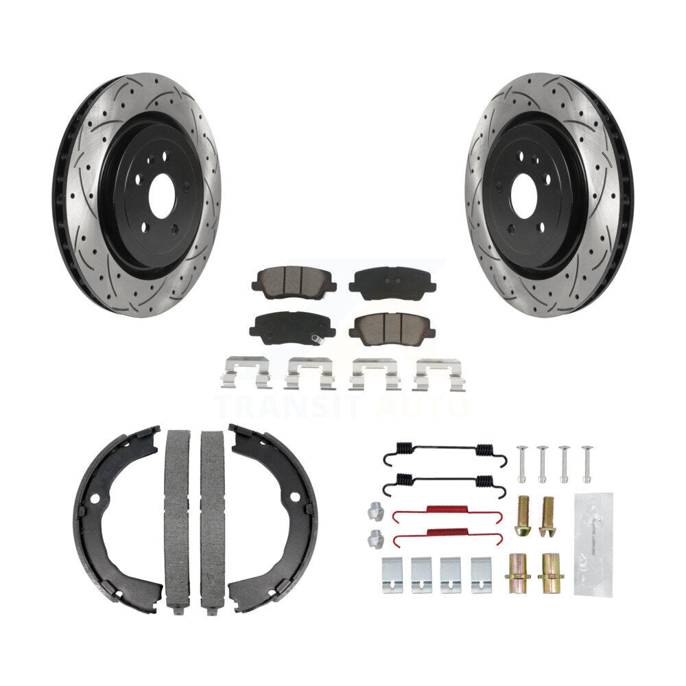 Transit Auto KDC-101492 Disc Brake Kit for 2015 Cadillac CTS - Rear product image