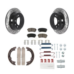 Transit Auto KDC-101496 Disc Brake Kit for 2010-2015 Hyundai Tucson - Rear product image