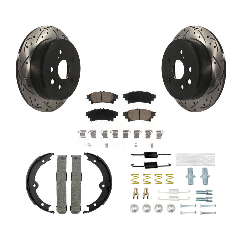 Transit Auto KDC-101499 Disc Brake Kit for 2014-2015 Lexus IS250 - Rear product image