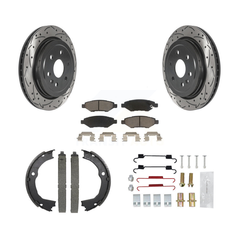 Transit Auto KDC-101500 Disc Brake Kit for 2010-2016 Cadillac SRX - Rear product image