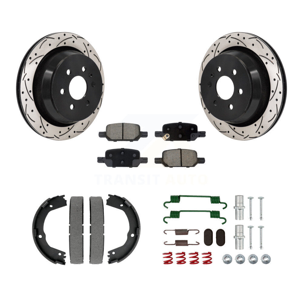 Transit Auto KDC-101502 Disc Brake Kit for 2021-2022 Chevrolet Colorado, GMC Canyon - Rear product image