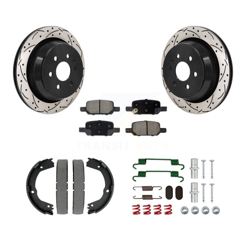 Transit Auto KDC-101502 Disc Brake Kit for 2021-2022 Chevrolet Colorado, GMC Canyon - Rear product image