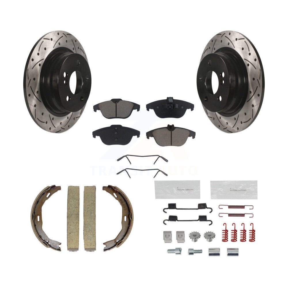 Transit Auto KDC-101503 Disc Brake Kit for 2008-2015 Mercedes-Benz C250, Mercedes-Benz C300 - Rear product image