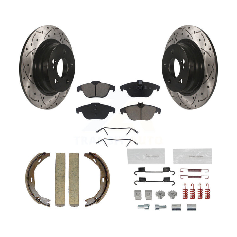 Transit Auto KDC-101503 Disc Brake Kit for 2008-2015 Mercedes-Benz C250, Mercedes-Benz C300 - Rear product image