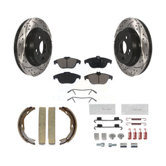 Transit Auto KDC-101504 Disc Brake Kit for 2008-2016 Mercedes-Benz C300, Mercedes-Benz E550, Mercedes-Benz C250 & more - Rear product image