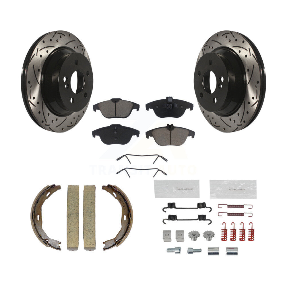 Transit Auto KDC-101507 Disc Brake Kit for 2010-2015 Mercedes-Benz E400, Mercedes-Benz E350 - Rear product image