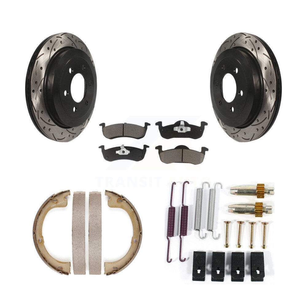 Transit Auto KDC-101509 Disc Brake Kit for 2007-2017 Ford Expedition, Lincoln Navigator - Rear product image