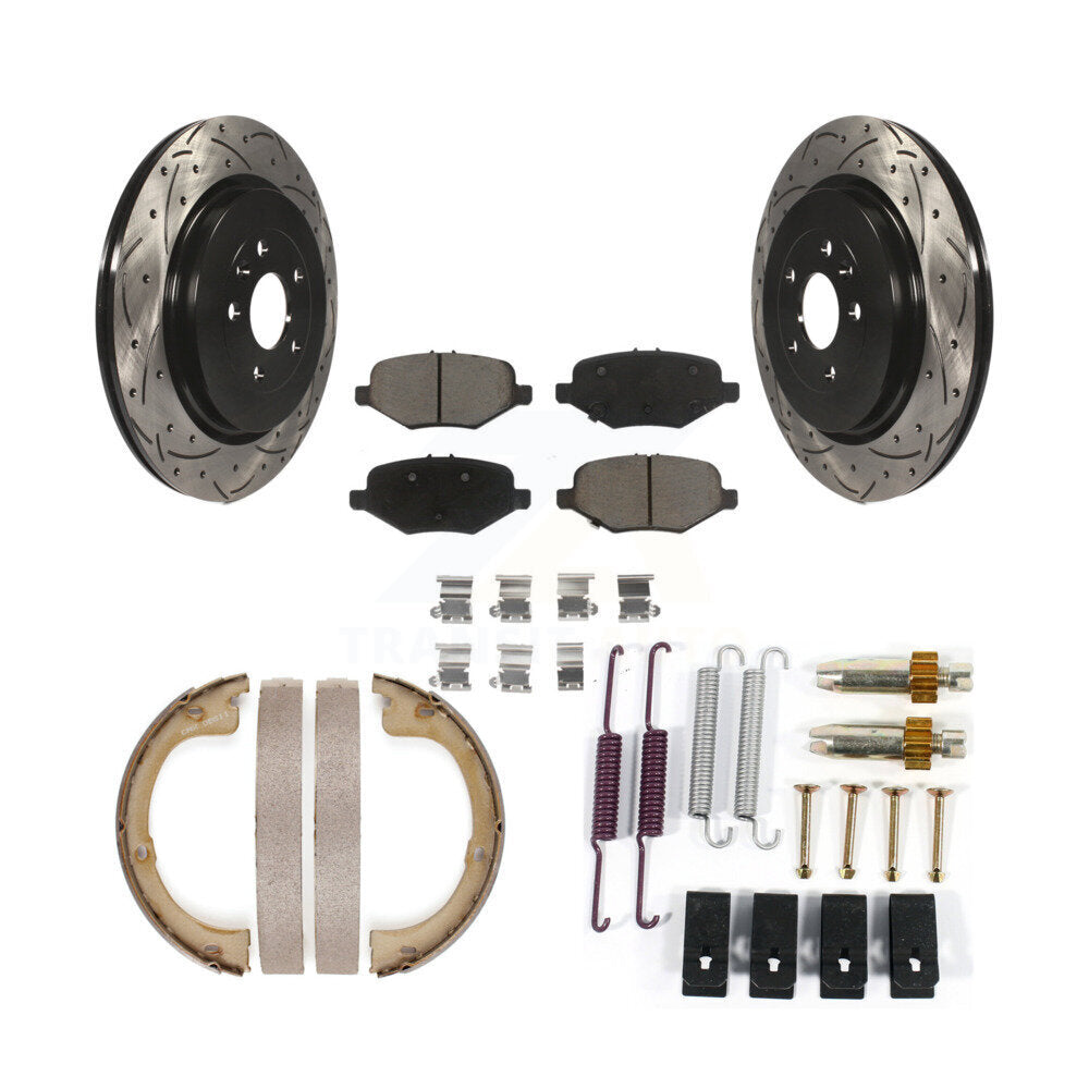 Transit Auto KDC-101512 Disc Brake Kit for 2013 Lincoln MKT - Rear product image