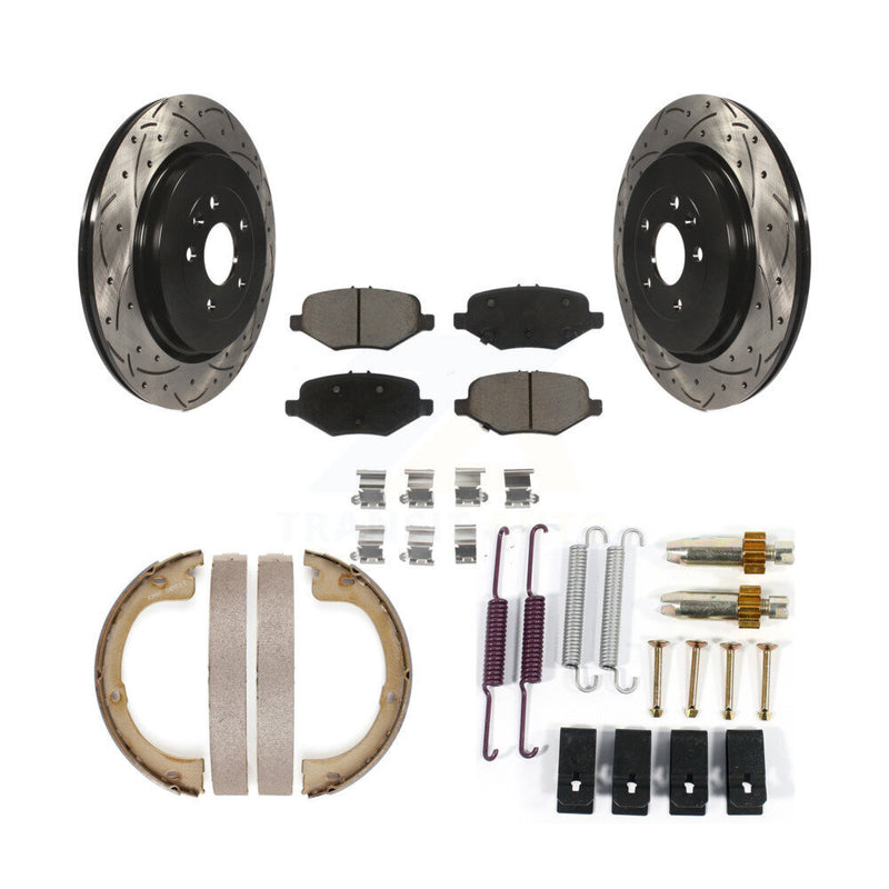 Transit Auto KDC-101512 Disc Brake Kit for 2013 Lincoln MKT - Rear product image