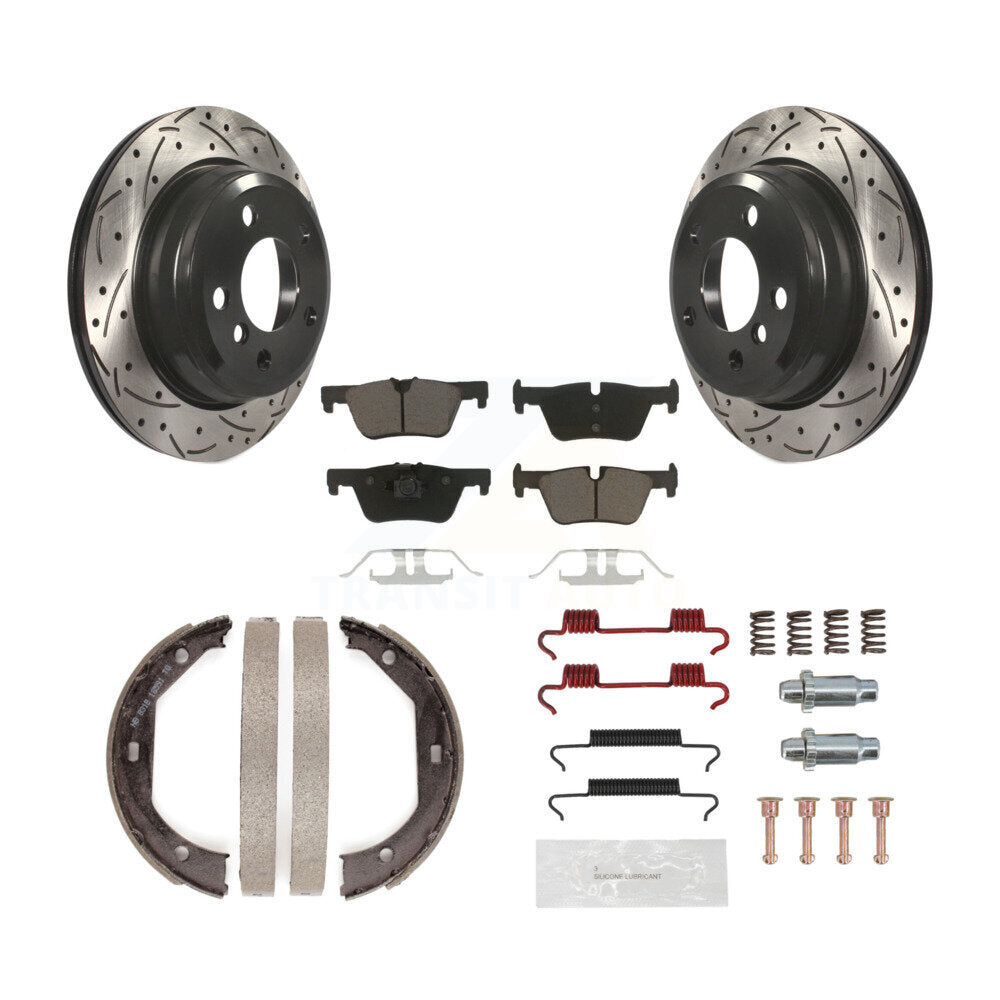Transit Auto KDC-101516 Disc Brake Kit for 2015-2018 BMW 320i xDrive, BMW 428i xDrive, BMW 428i xDrive Gran Coupe - Rear product image