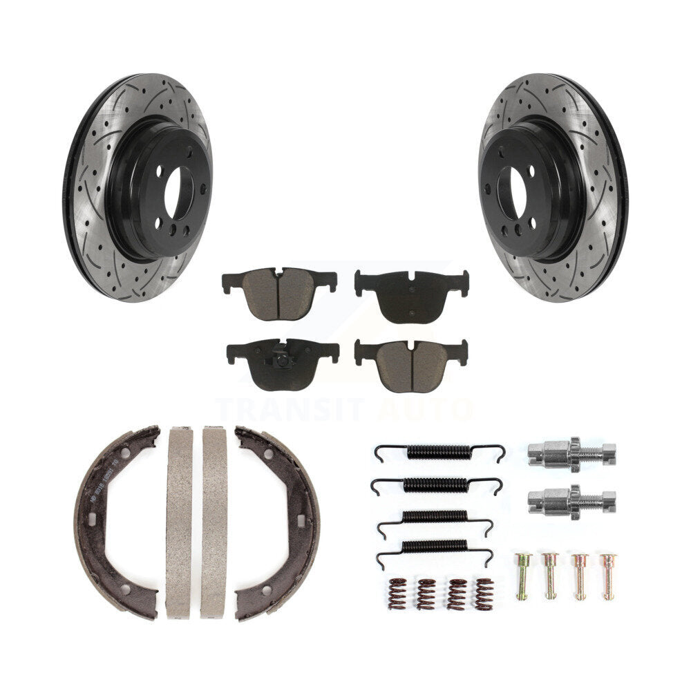 Transit Auto KDC-101518 Disc Brake Kit for 2012-2020 BMW 440i Gran Coupe, BMW 440i xDrive, BMW 440i xDrive Gran Coupe & more - Rear product image