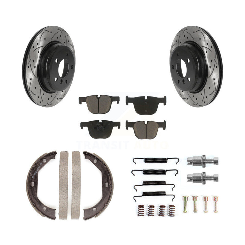 Transit Auto KDC-101518 Disc Brake Kit for 2012-2020 BMW 440i Gran Coupe, BMW 440i xDrive, BMW 440i xDrive Gran Coupe & more - Rear product image