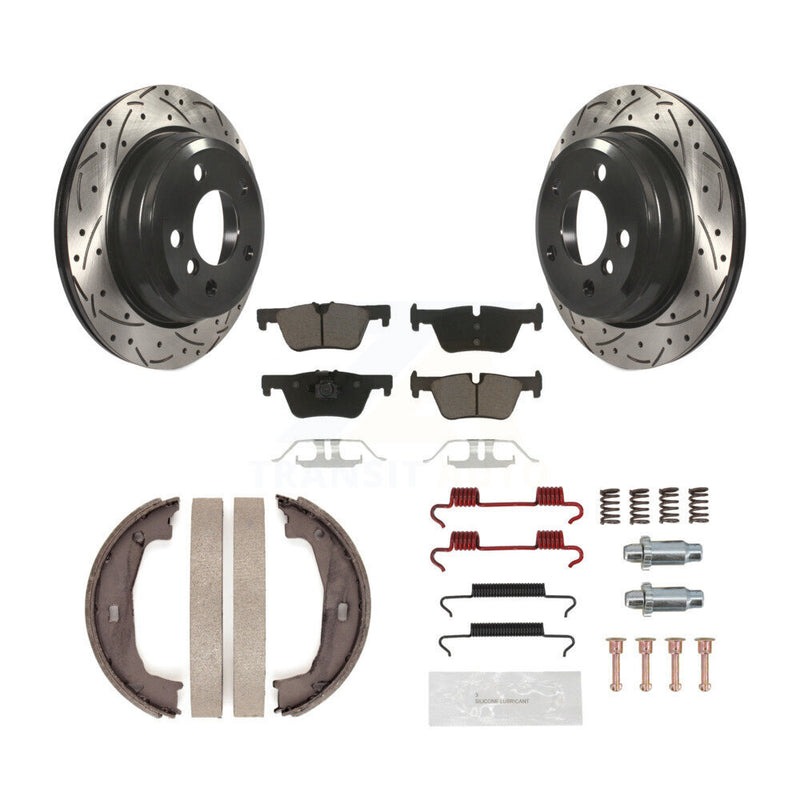 Transit Auto KDC-101524 Disc Brake Kit for 2013-2016 BMW 328i, BMW 428i, BMW 428i Gran Coupe & more - Rear product image