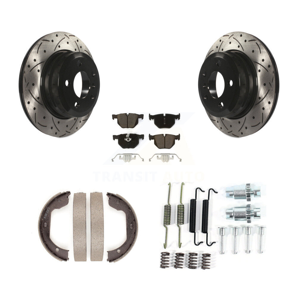 Transit Auto KDC-101527 Disc Brake Kit for 2007-2019 BMW X5, BMW X6 - Rear product image