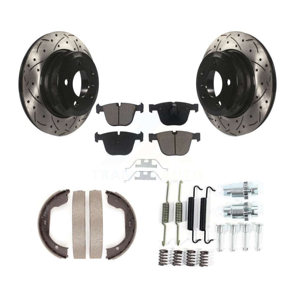 Transit Auto KDC-101528 Disc Brake Kit for 2009 BMW X6 - Rear product image