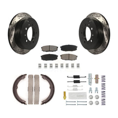 Transit Auto KDC-101533 Disc Brake Kit for 2007-2021 Lexus LX570, Toyota Land Cruiser, Toyota Sequoia & more - Rear product image