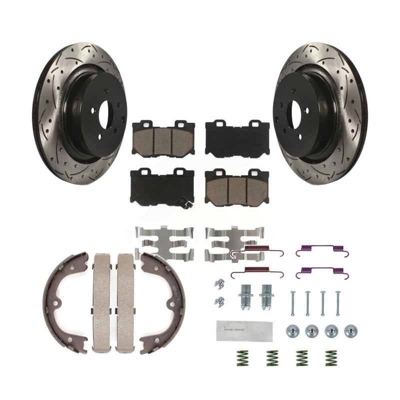 Transit Auto KDC-101534 Disc Brake Kit for 2009-2016 INFINITI Q70, INFINITI Q70L, INFINITI Q50 & more - Rear product image