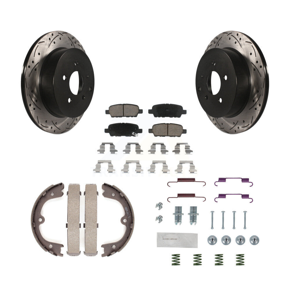 Transit Auto KDC-101535 Disc Brake Kit for 2003-2016 INFINITI Q70, INFINITI Q70L, INFINITI QX70 & more - Rear product image