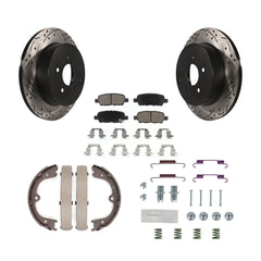 Transit Auto KDC-101535 Disc Brake Kit for 2003-2016 INFINITI Q70, INFINITI Q70L, INFINITI QX70 & more - Rear product image