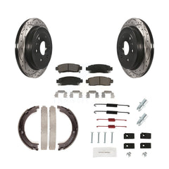Transit Auto KDC-101539 Disc Brake Kit for 2007-2017 GMC Acadia Limited, Chevrolet Traverse, Buick Enclave & more - Rear product image