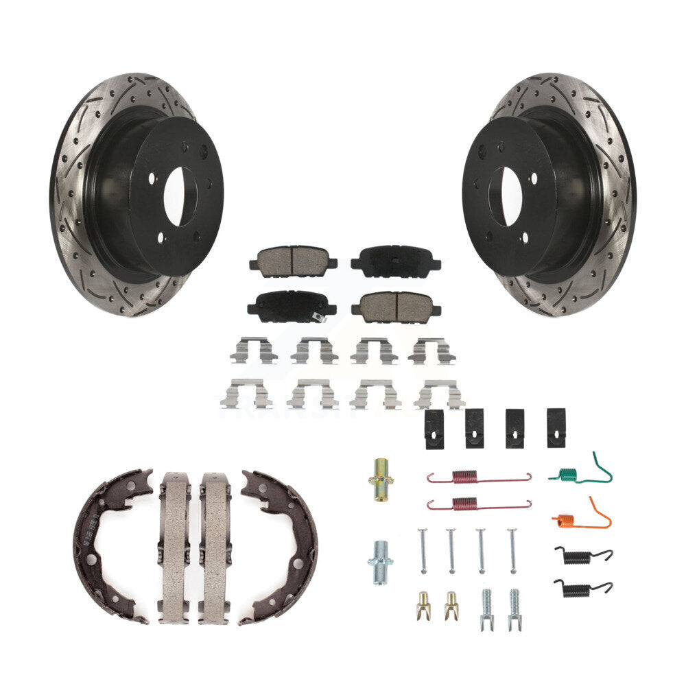 Transit Auto KDC-101541 Disc Brake Kit for 2007-2019 Nissan Juke, Nissan Sentra - Rear product image