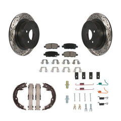Transit Auto KDC-101541 Disc Brake Kit for 2007-2019 Nissan Juke, Nissan Sentra - Rear product image
