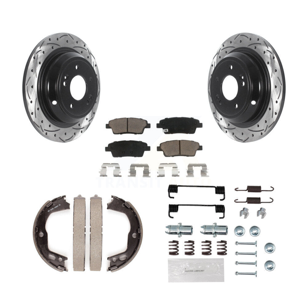 Transit Auto KDC-101546 Disc Brake Kit for 2010-2014 Hyundai Genesis - Rear product image