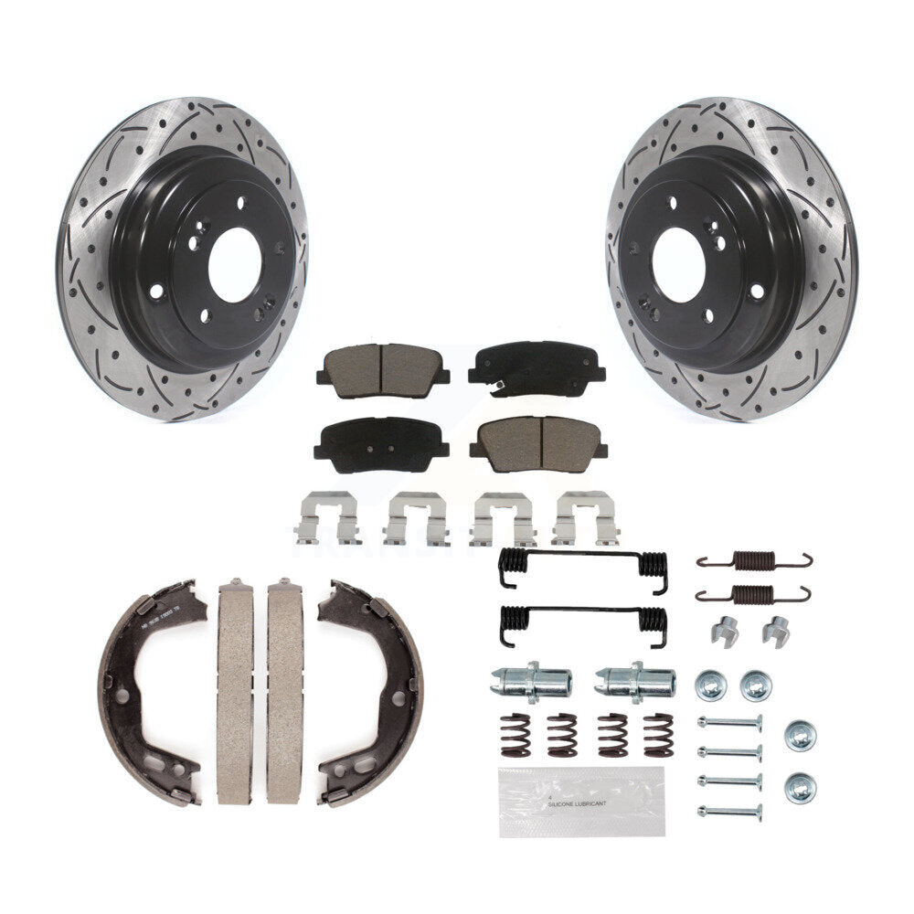 Transit Auto KDC-101548 Disc Brake Kit for 2010-2016 Hyundai Genesis Coupe - Rear product image