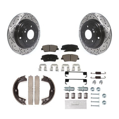 Transit Auto KDC-101548 Disc Brake Kit for 2010-2016 Hyundai Genesis Coupe - Rear product image