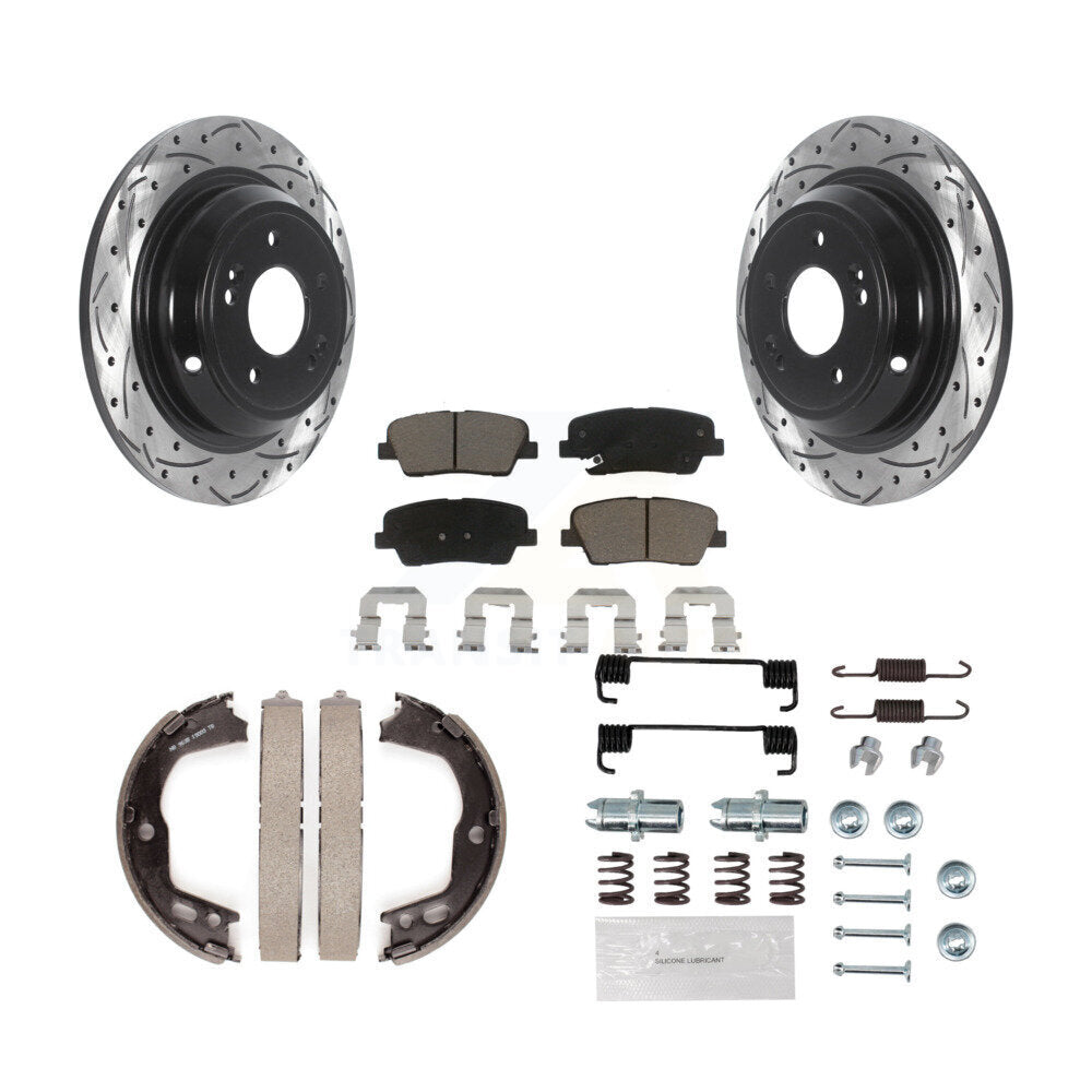 Transit Auto KDC-101549 Disc Brake Kit for 2009-2010 Hyundai Genesis - Rear product image
