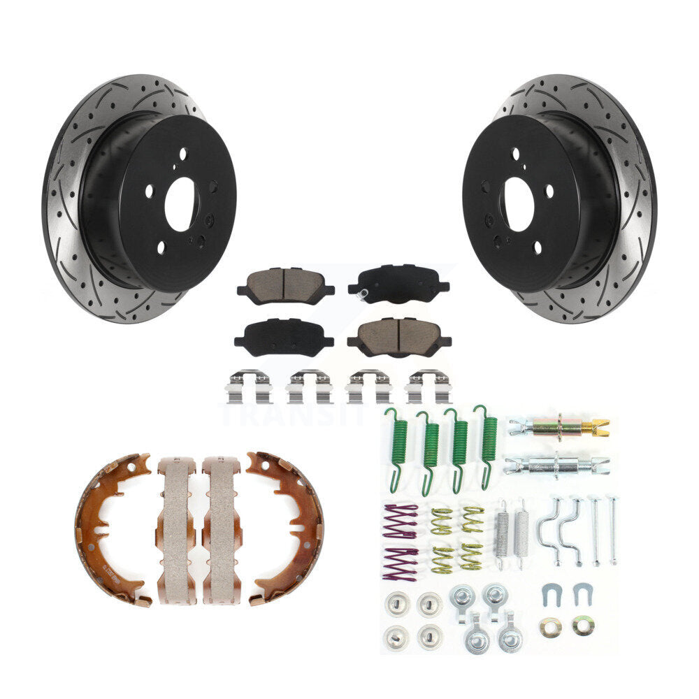 Transit Auto KDC-101550 Disc Brake Kit for 2009-2016 Toyota Venza - Rear product image