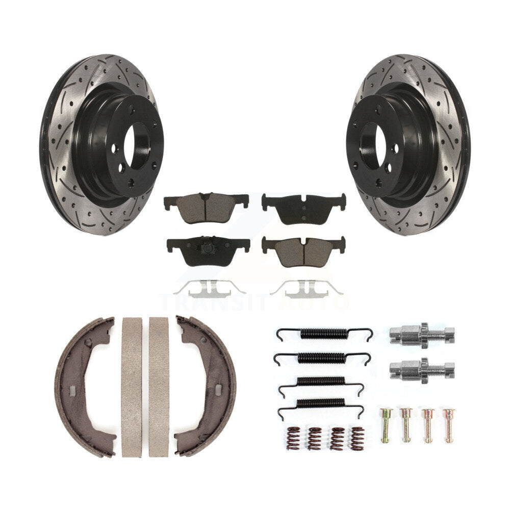 Transit Auto KDC-101551 Disc Brake Kit for 2015 BMW 328i - Rear product image