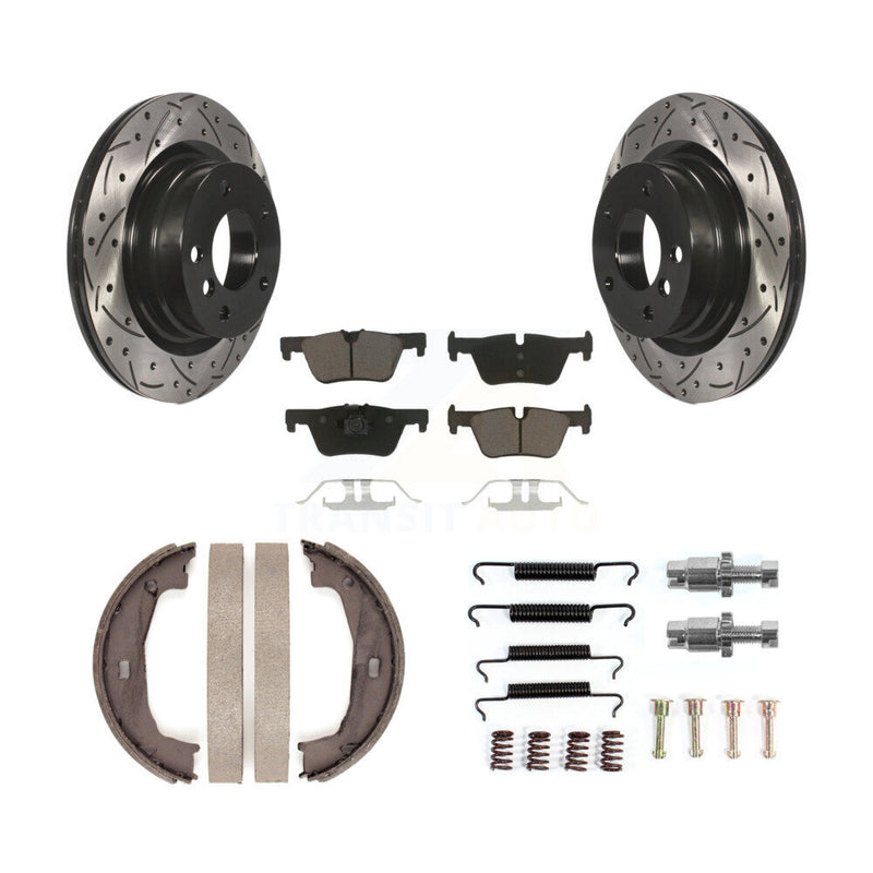 Transit Auto KDC-101551 Disc Brake Kit for 2015 BMW 328i - Rear product image