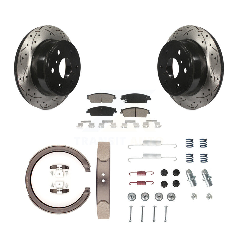 Transit Auto KDC-101554 Disc Brake Kit for 2013 Chevrolet Silverado 1500, GMC Sierra 1500 - Rear product image